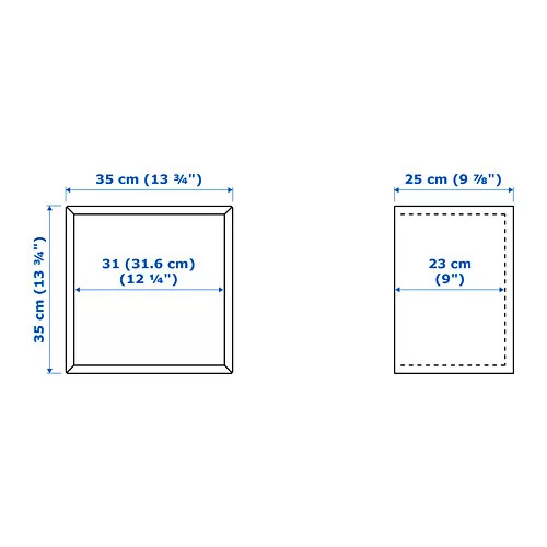 Eket Cabinet  white 35x25x35 cm