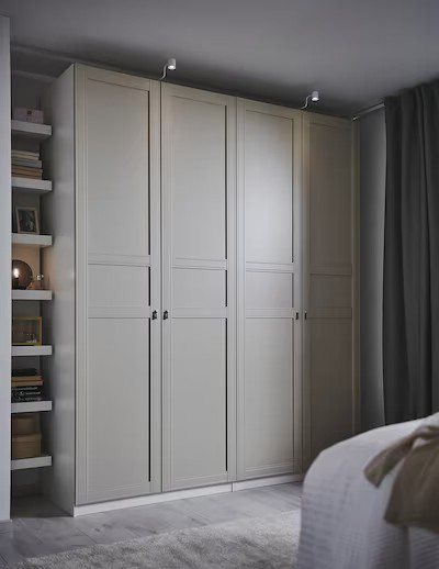 FLISBERGET Door, Light Beige, 50X229 cm