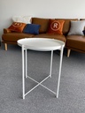 GLADOM Tray Table White,45x53cm