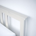 HEMNES Bed Frame, White Stain, Luröy 120 X 200 cm