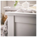 HEMNES Bed Frame, White Stain, Luröy 120 X 200 cm