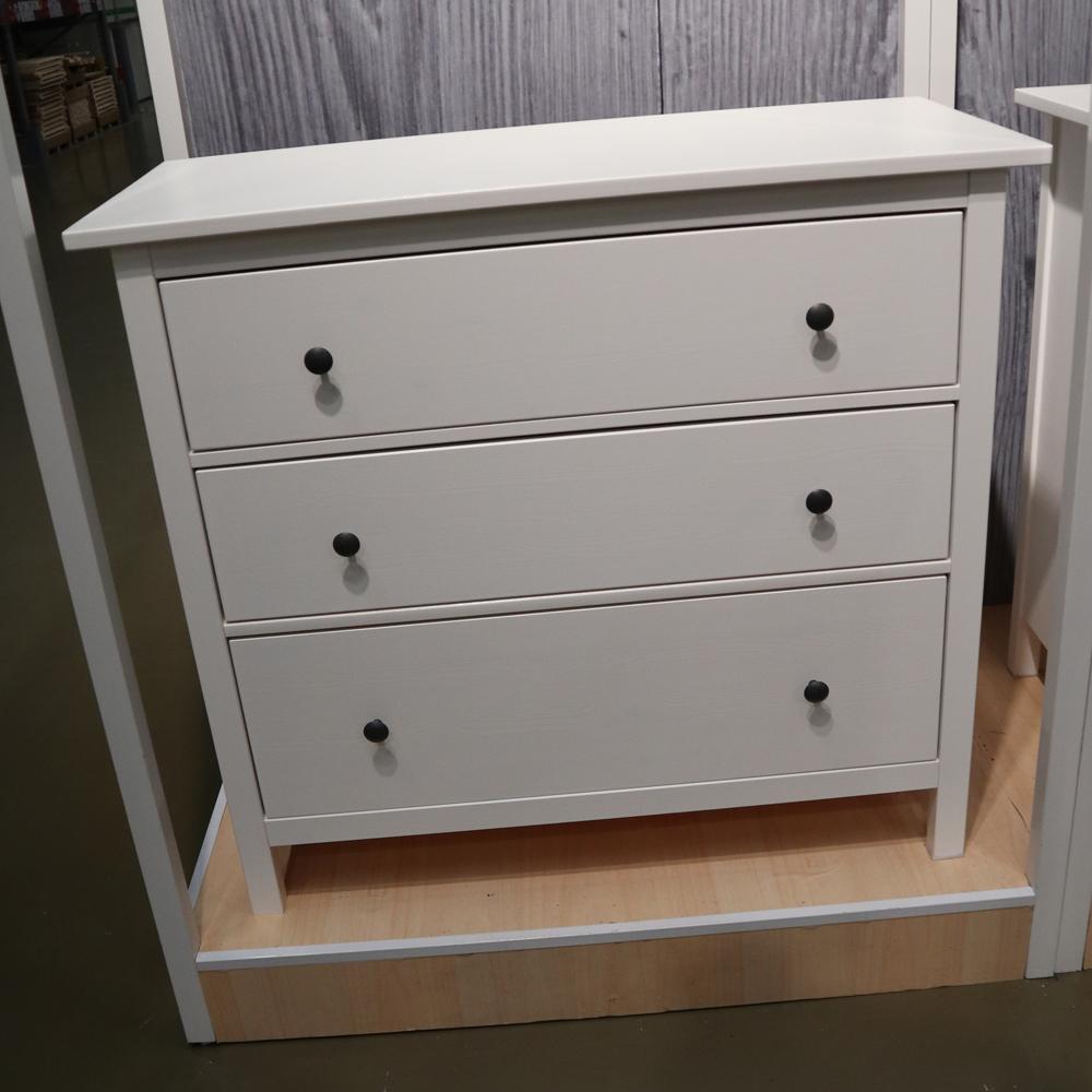 HEMNES Chest of 3 Drawers, White Stain