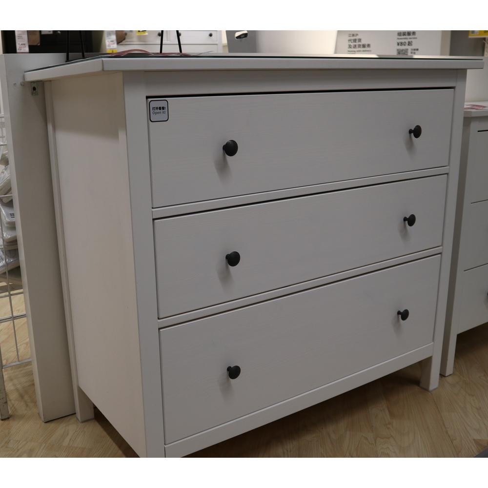 HEMNES Chest of 3 Drawers, White Stain