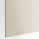 Hokksund 4 Panels for Sliding Door Frame, High-Gloss Light Beige,100X236 cm