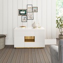 Idiya Monterey 2 in 1 Desk Or side Board , White