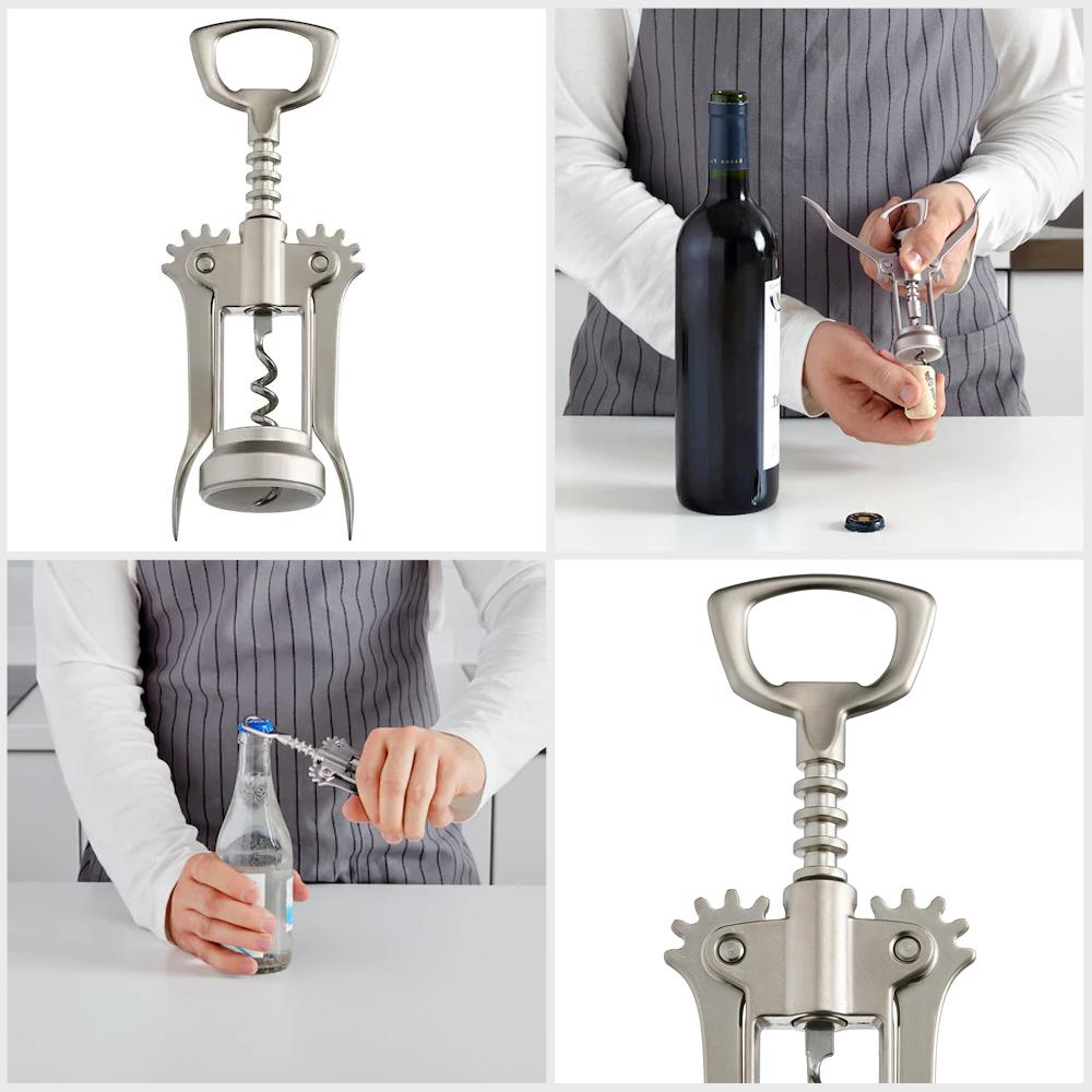 Idealisk Corkscrew, Silver-Colour, Matt | Idiya