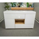 Idiya Monterey 2 in 1 Desk Or side Board , White