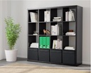 KALLAX Shelving Unit,147X147cm,4X4,Blackbrown