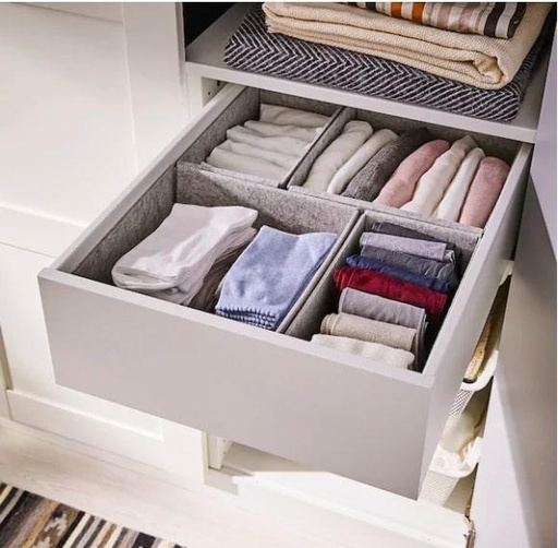 IKEA KOMPLEMENT Box, Light Grey, 25X27X12 cm