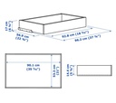 KOMPLEMENT Drawer, White, 100X58 cm