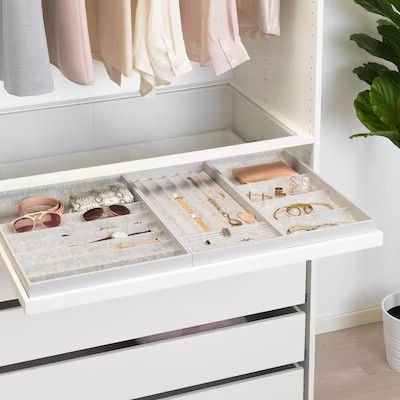 KOMPLEMENT Pull-out Shoe Shelf, White, 50X58 cm