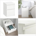 KULLEN Chest of 2 Drawers, White