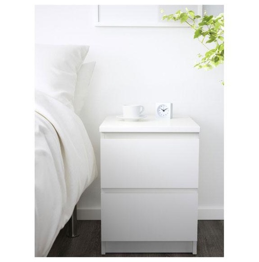 IKEA KULLEN Chest of 2 Drawers, White