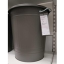 Knodd Bin with Lid, Grey 40 L