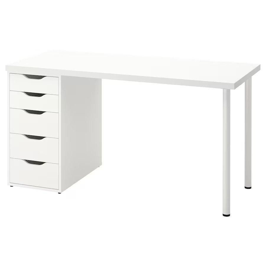 LAGKAPTEN - ALEX Desk White 140X60 cm