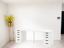 LAGKAPTEN - ALEX Desk, White200X60 cm