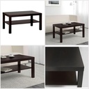 Lack Coffee Table, Black-Brown