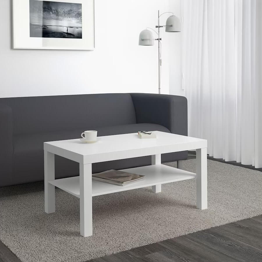 Lack Coffee Table, White 90X55