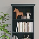 Lommarp Bookcase, Dark Blue-Green 65X199 cm