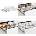 Maximera Drawer, Medium, White 60X60 cm