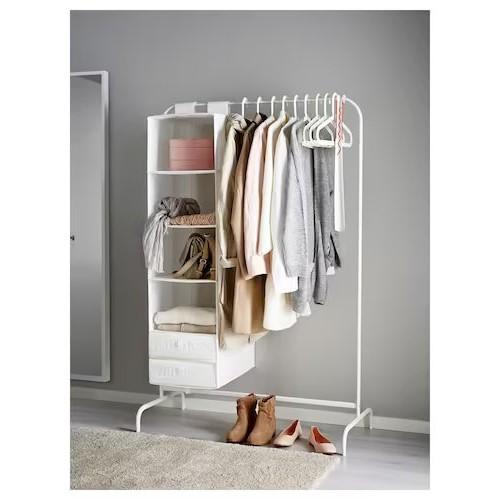 Ikea Mulig Clothes Rack, White