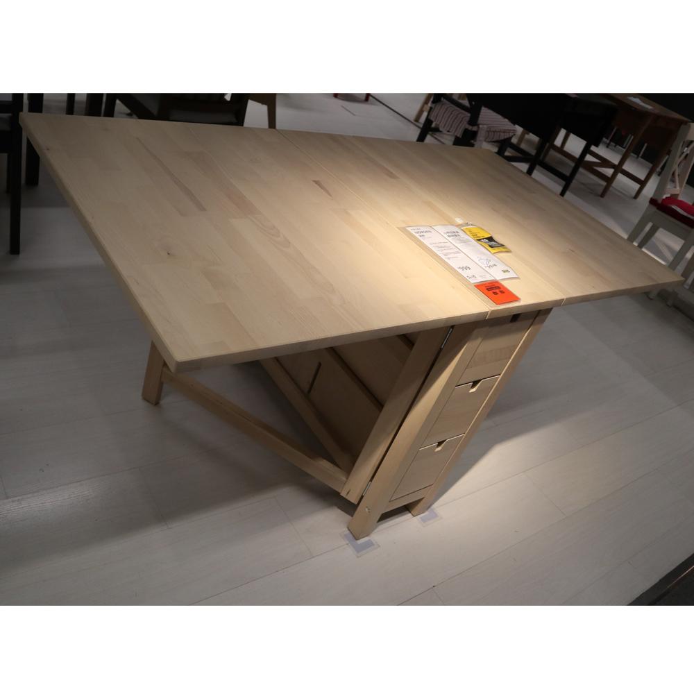 Norden Gateleg Table, Birch, 26/89/152x80 cm