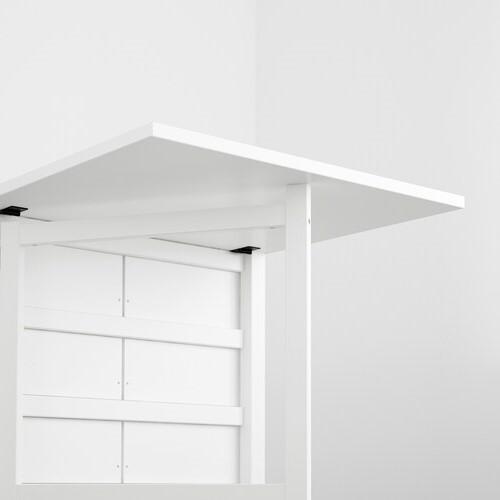 Norden Gateleg Table, White,26/89/152x80 cm