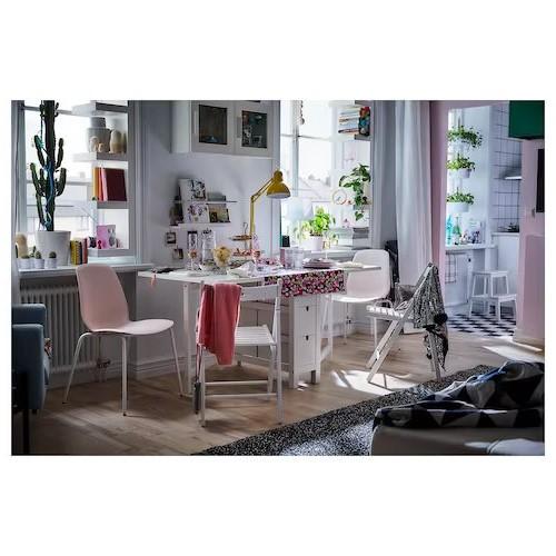 IKEA Norden Gateleg Table, White,26/89/152x80 cm