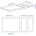 Plutten Foam Mattress for Extendable Bed,80x200cm