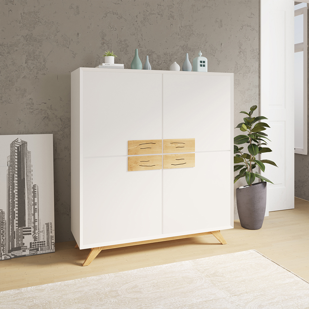 Idiya Kobe Highboard/ Buffet table White