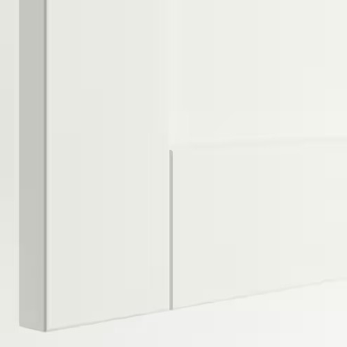 SANNIDAL Door, White, 40X60 cm