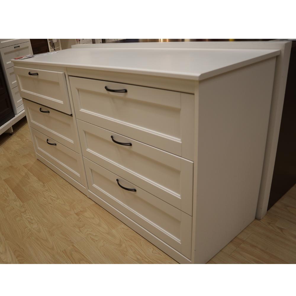 SONGESAND Chest of 6 Drawers, White, 161X81 cm