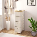 Idiya Glascow Drawer storage cabinet , White