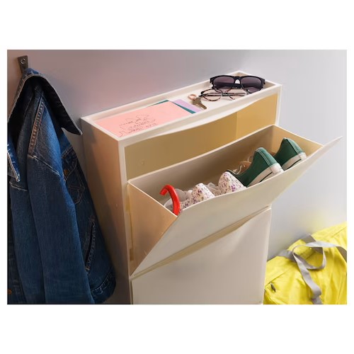 Ikea Trones Shoe Cabinet Storage, White