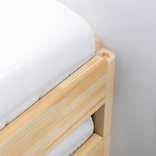 Utaker Stackable Bed, Pine (no mattress)