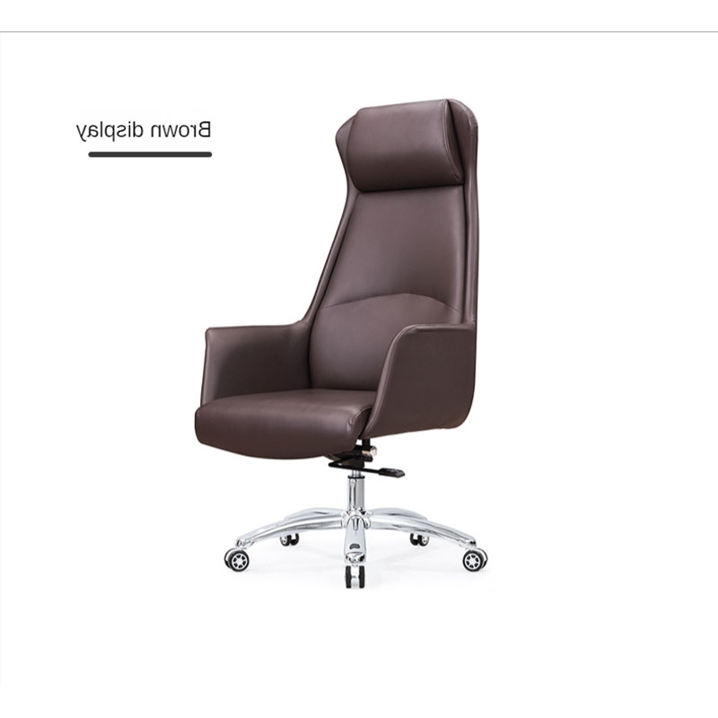 Ama  leather pu swivel ergonomic office chair High back