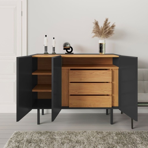 Illinois Sideboard with 3 Doors & 3Drawers