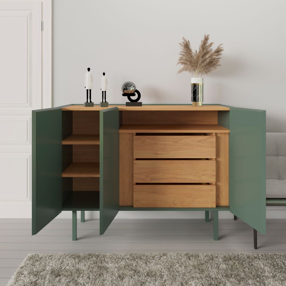 Idiya ILLINOIS sideboard with 3 doors+ 3drawers