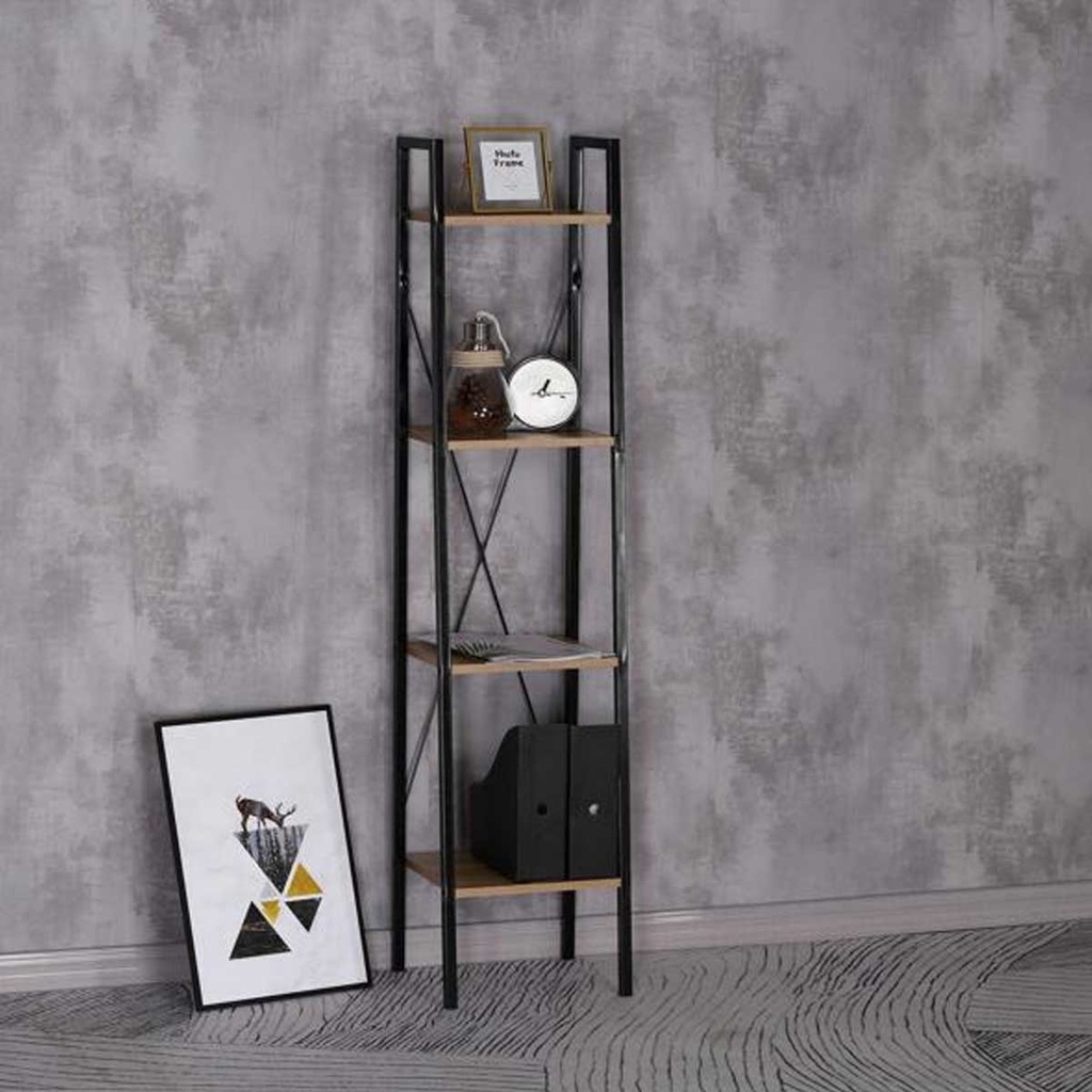 BADEN Bookshelf,Shelf Unit, 34X32.5X148 cm