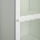 BILLY / OXBERG bookcase with glass door white/glass 40x30x202 cm