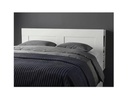 BRIMNES Headboard with Storage Compartment, White -Queen Size,150cm