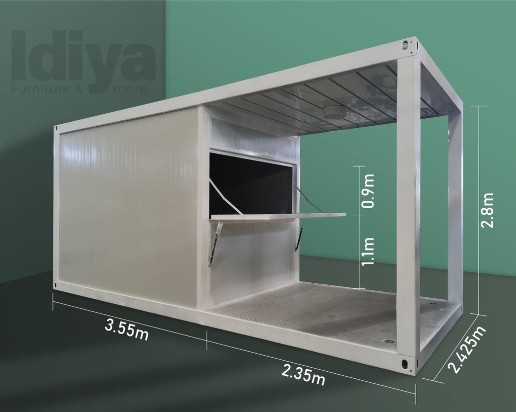 DUNDEE FULLY ASSEMBLED Container Cabin