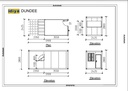 DUNDEE FULLY ASSEMBLED Container Cabin