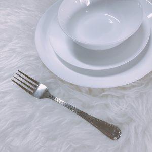 Hammered Sleek 6Pcs Table Fork