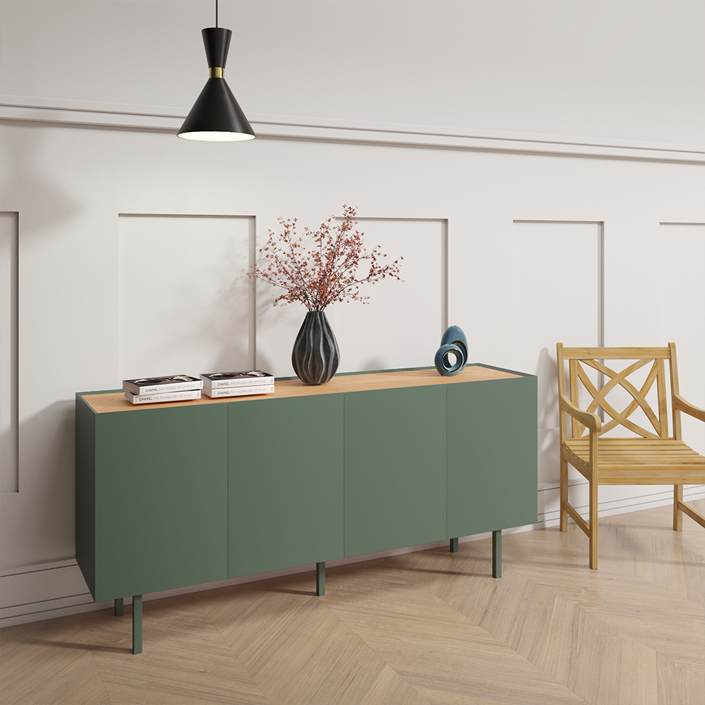 Idiya LOUISIANA sideboard with 4 doors+ 3 drawers