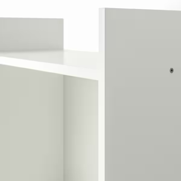 BAGGEBO Bookcase, white, 50x25x160 cm