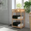 RAGRUND trolley bamboo 42x33x76 cm