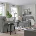 EKTORP 3-seat sofa Hakebo dark grey