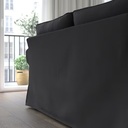 EKTORP 3-seat sofa Hakebo dark grey