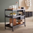 TROTTEN trolley anthracite 80x40 cm